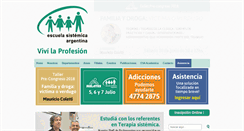 Desktop Screenshot of escuelasistemica.com.ar